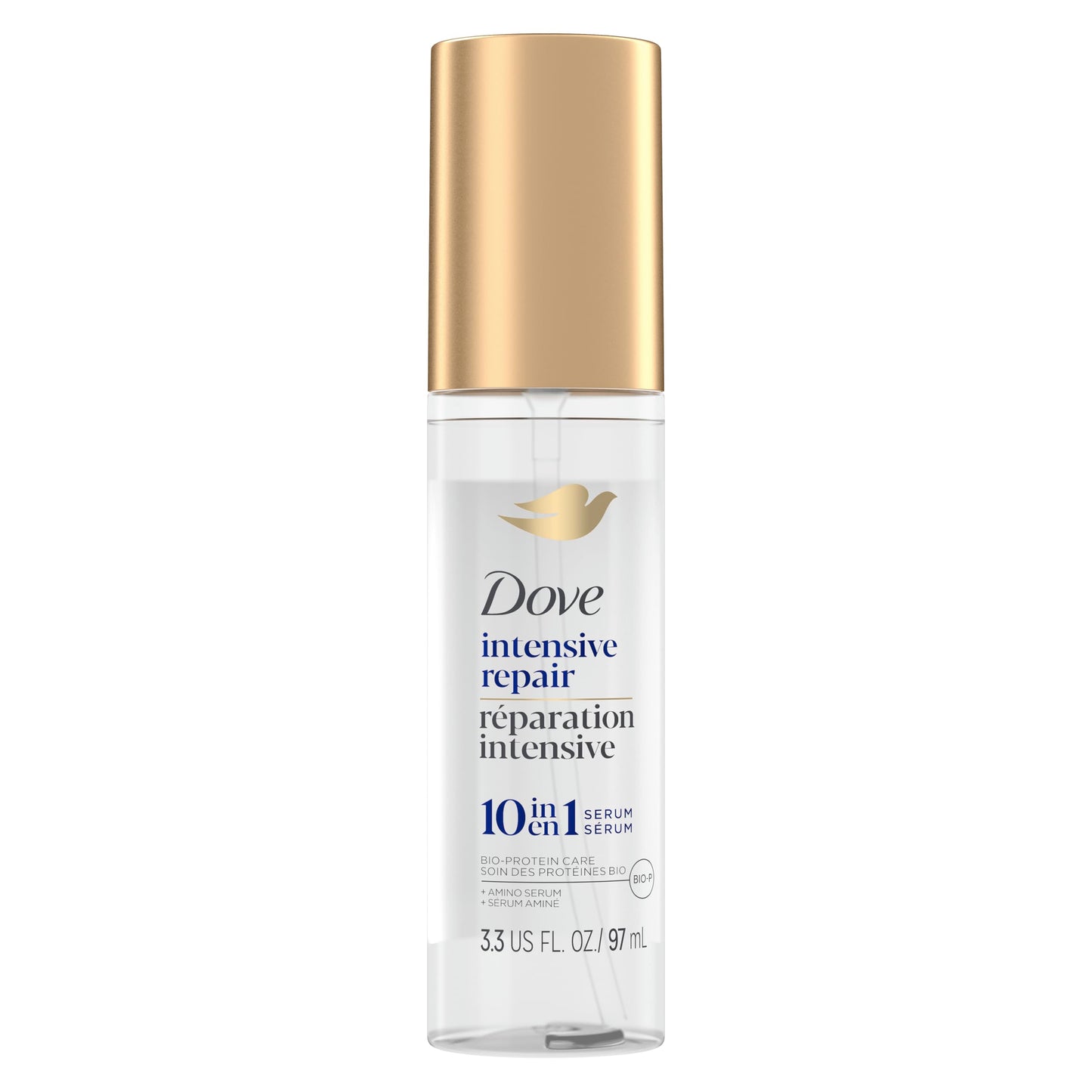 Lavender Dove Intensive Repair Amino Serum for Damaged Hair with Bio-Protein Care Technology 3.3 oz