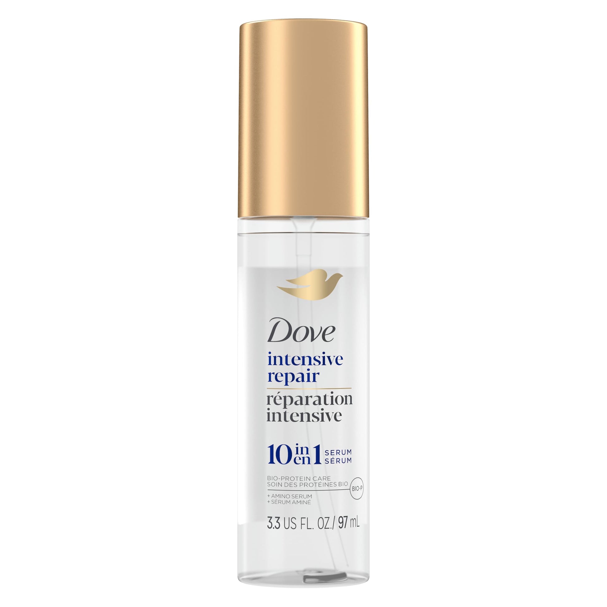 Lavender Dove Intensive Repair Amino Serum for Damaged Hair with Bio-Protein Care Technology 3.3 oz
