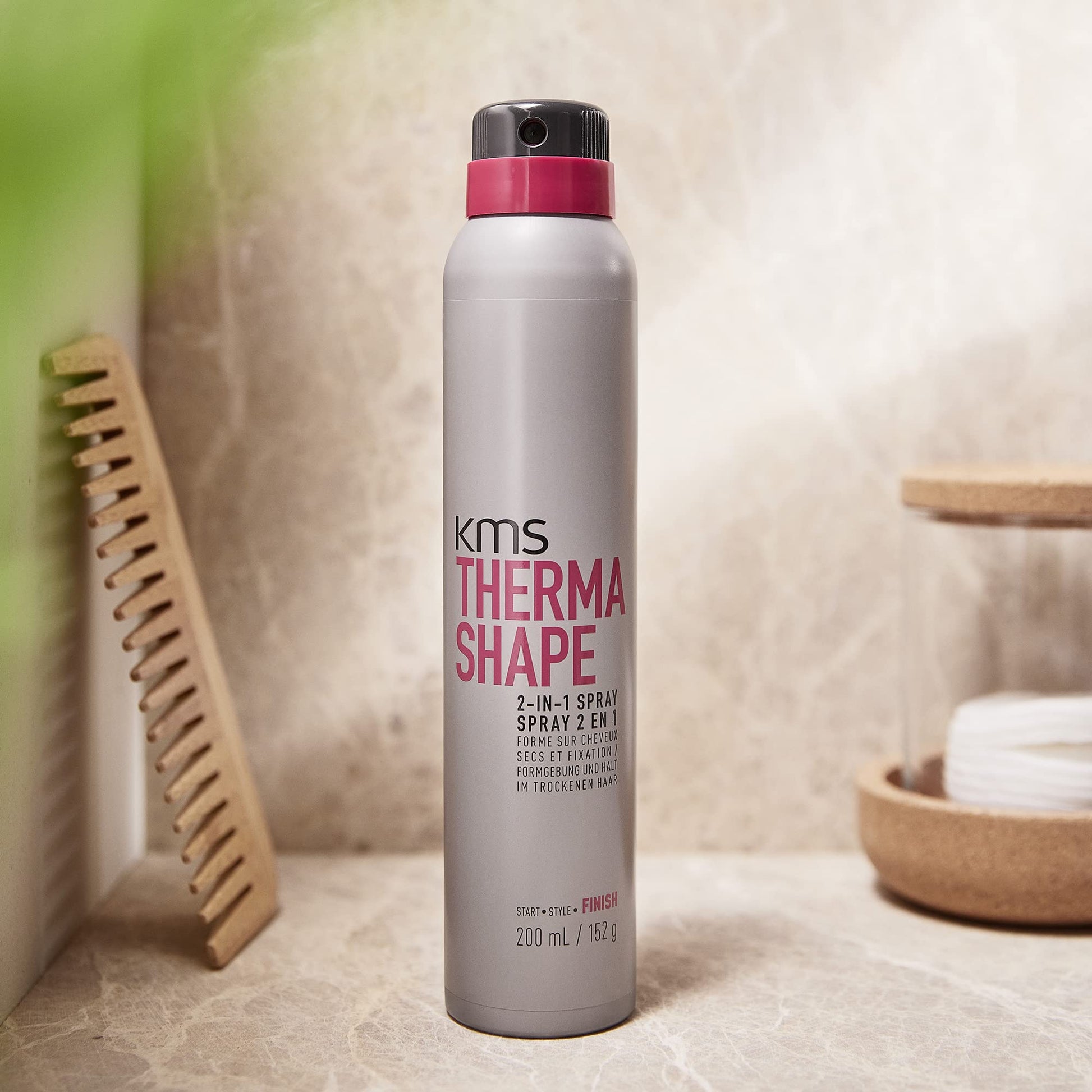 Gray KMS THERMASHAPE 2-in-1 Spray, 6.0 oz