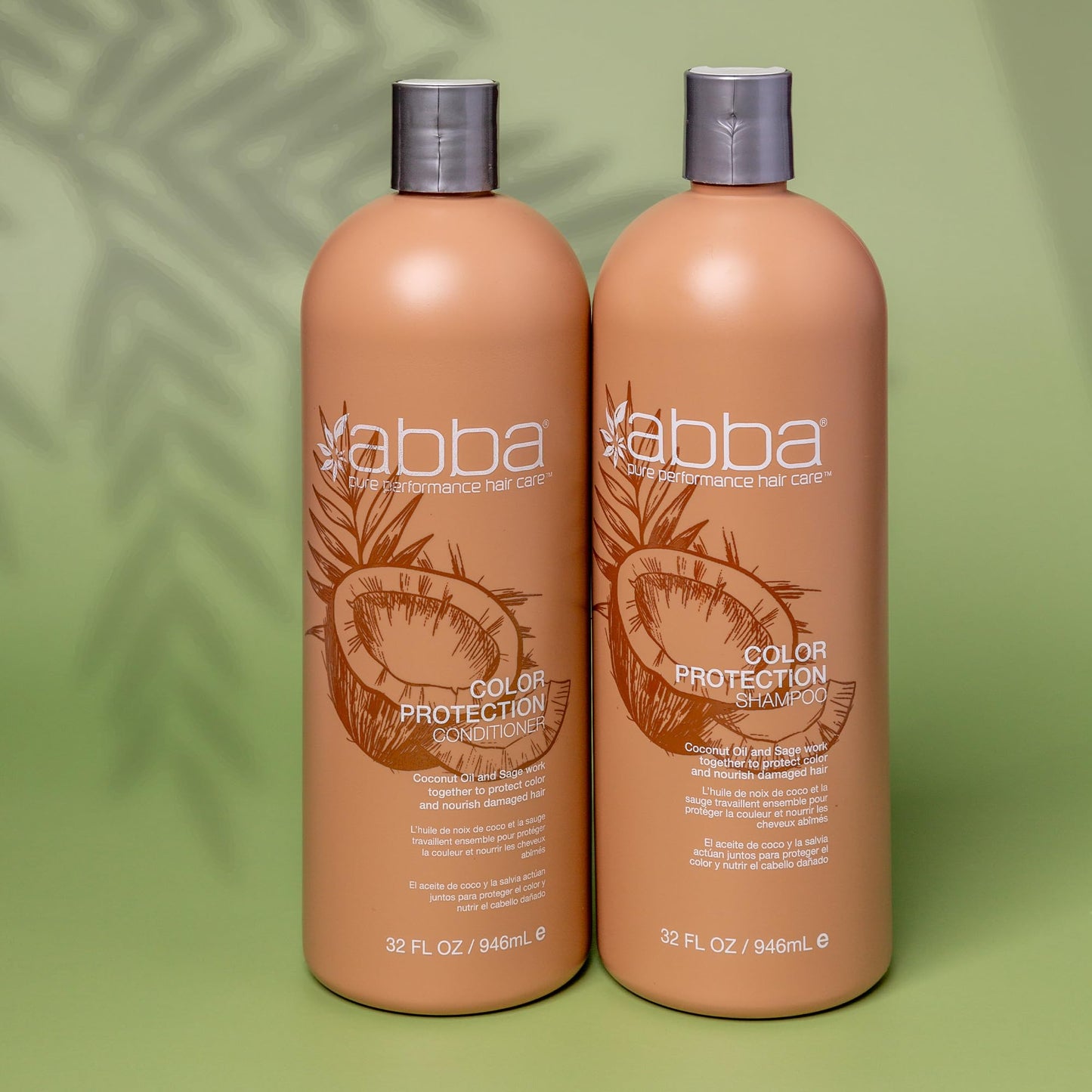 Dim Gray ABBA Color Protection Shampoo, 32 Fl Oz