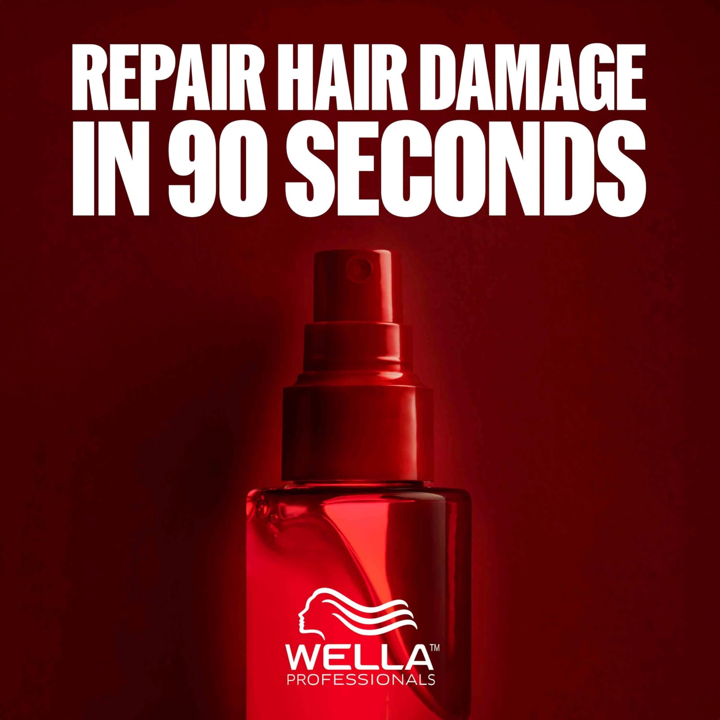 Dark Red Wella Professionals ULTIMATE REPAIR Miracle Hair Rescue for Damaged Hair | Luxury Leave-In Treatment | Long-Lasting Repair & Protection | For All Hair Types | 1 Fl Oz - Packaging May Vary