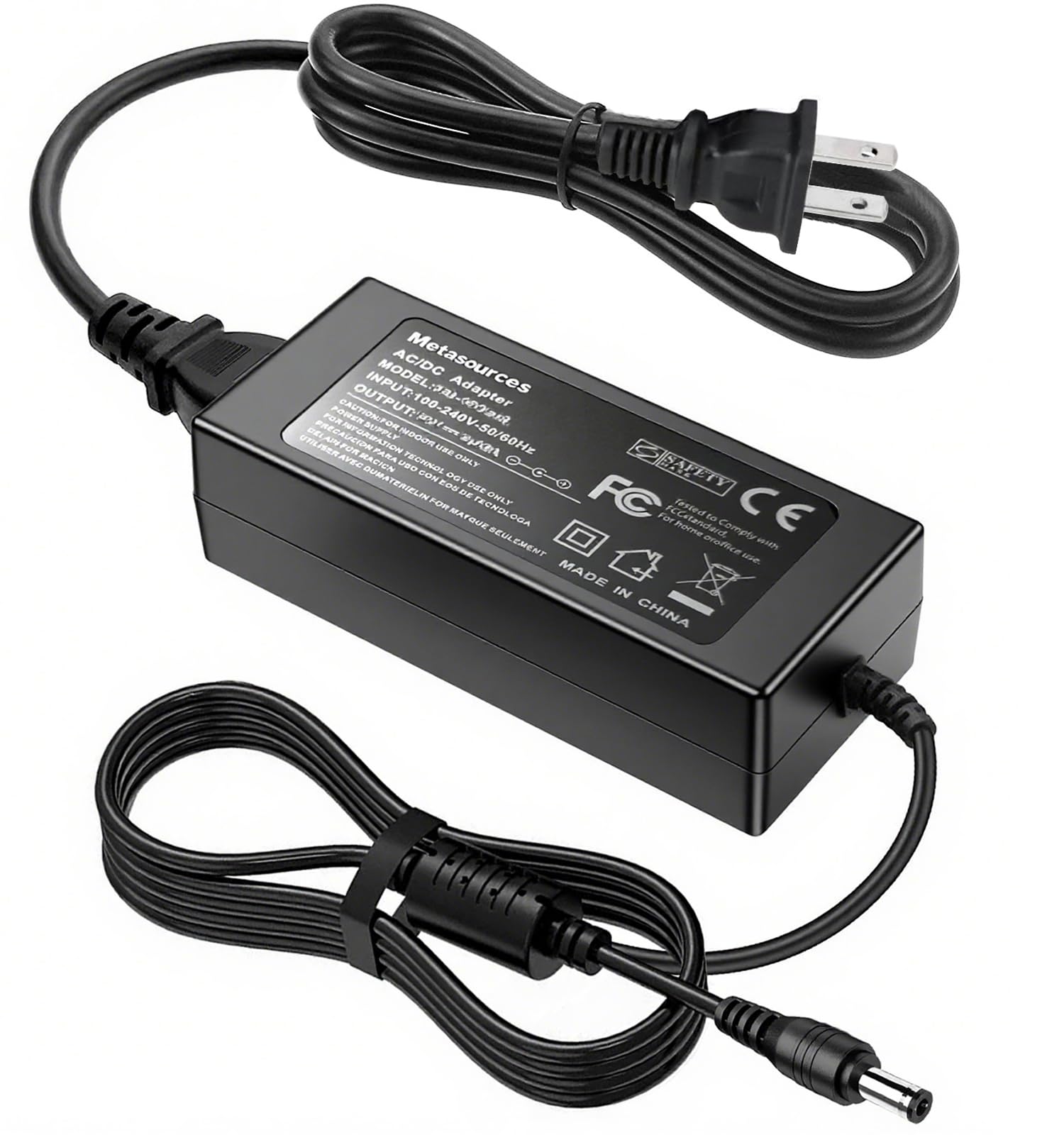 White Smoke Metasources 28V AC/DC Adapter Compatible with O.P.I. Model PMW280200 PMW 280200 OPI Professional Class 2 Transformer 28VDC 2A 58W Power Supply Cord Charger