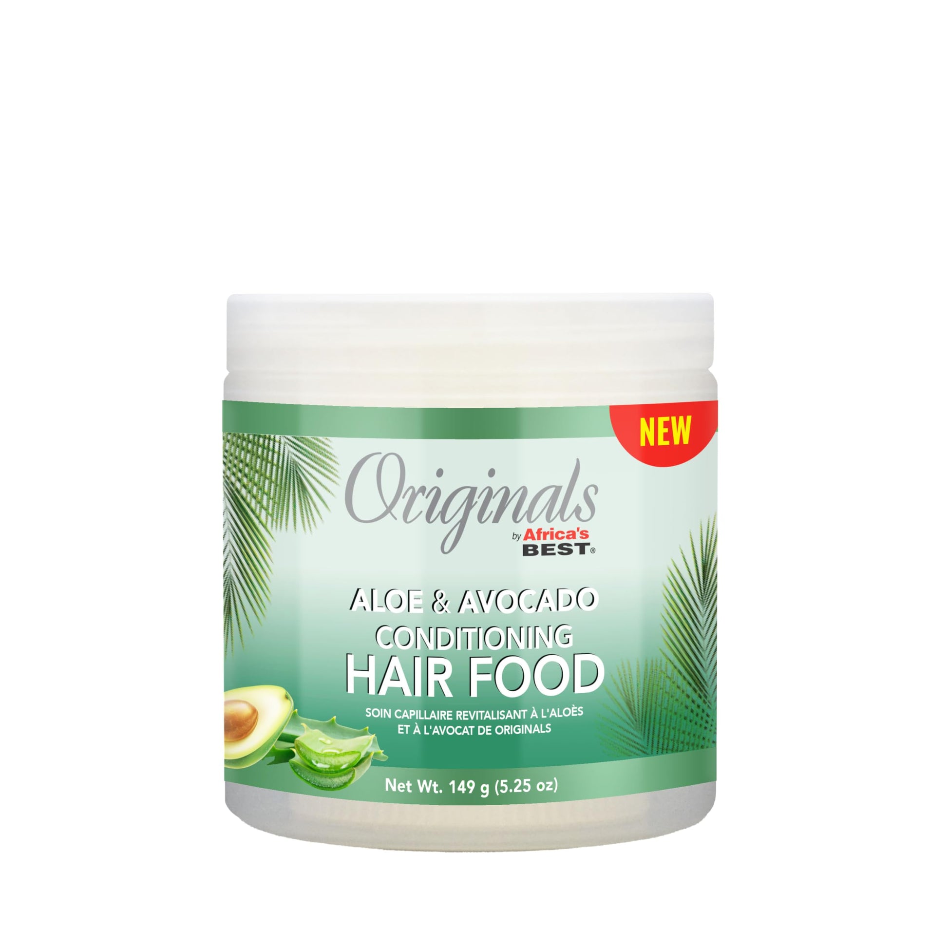Lavender Originals by Africa's Best Aloe & Avocado Conditioning Hair Food - for Brittle, Dry Hair, 5.25 oz