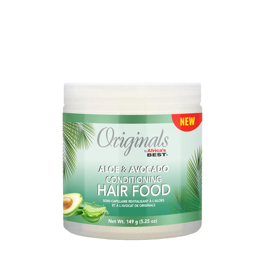 Lavender Originals by Africa's Best Aloe & Avocado Conditioning Hair Food - for Brittle, Dry Hair, 5.25 oz
