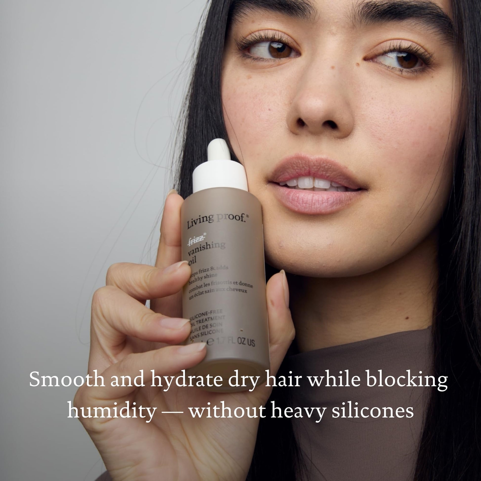 Gray Living proof No Frizz Vanishing Oil