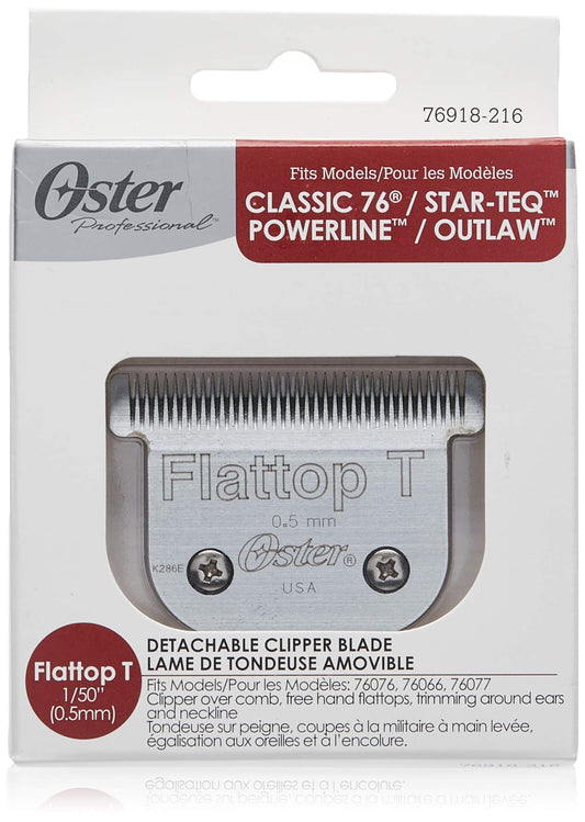 Light Gray Oster Classic 76 Star-TeqPower-Teq Replacement Blade Flattop T Model No. 76918-216