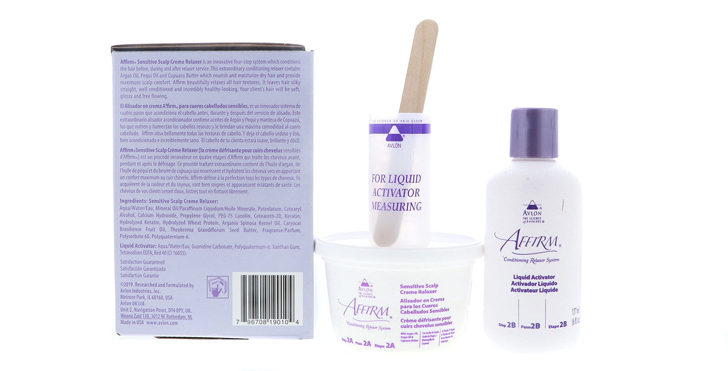 White Smoke Affirm Relaxer Kit 4 Applications by Affirm