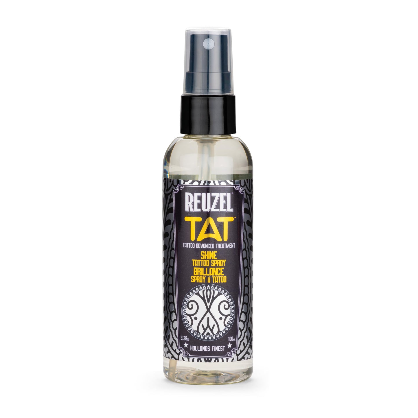 White Smoke REUZEL Shine Tattoo Spray, Brightens Tattoos, Reveals Color and Definition, Absorbs Fast, Vegan and Non-greasy Formula, Paraben Free, 3.38 oz