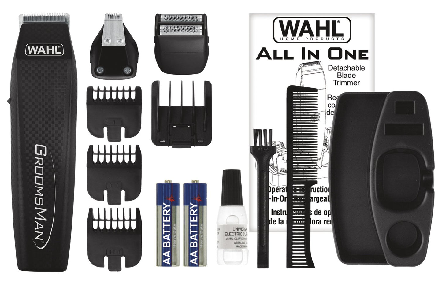 White Smoke Wahl 5537-3001 Groomsman All In One Trimmer
