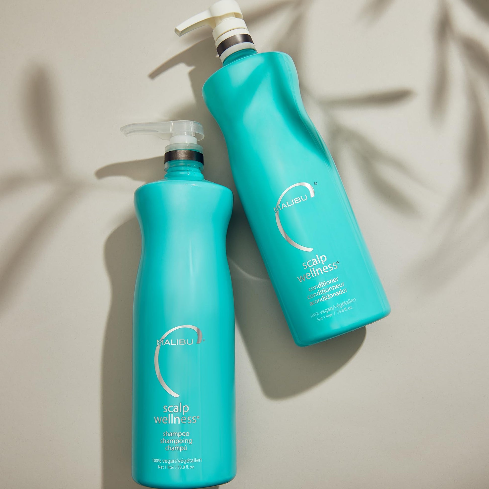 Dark Gray Malibu C Scalp Wellness Conditioner (33.8 oz) - Scalp Soothing Hair Conditioner with Eucalyptus + Spearmint Oil - Sulfate-Free Moisturizing Dry Scalp Conditioner