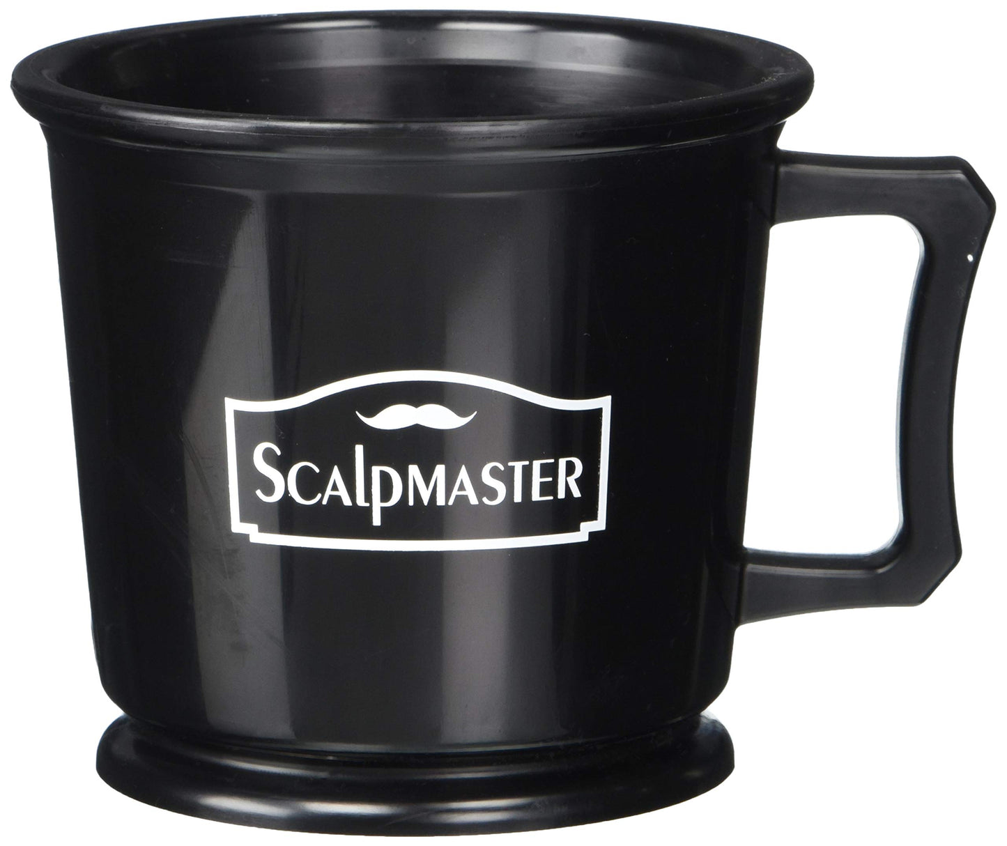 White Smoke SCALPMASTER Barber Grooming Shaving Black Mug SB-SC-MUGR