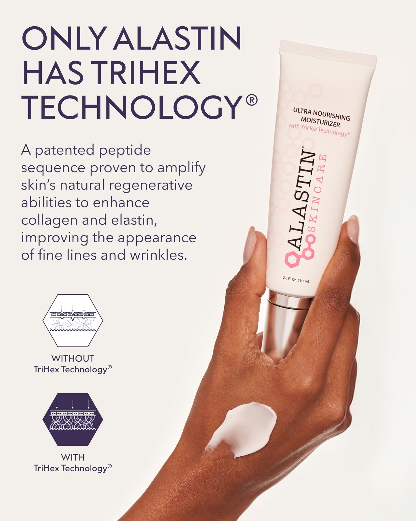 Misty Rose ALASTIN Skincare Ultra Nourishing Face Moisturizer Cream (2 oz) | Daily Hydrating Lotion For Dry Skin | Supports New Collagen & Elastin Production
