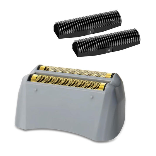 White Smoke 1 Pack Foil Shaver Replacement Foil Fits for Andis Foil Shaver TS1 (17150, 17235, 17220) and TS2 (17200), Gold