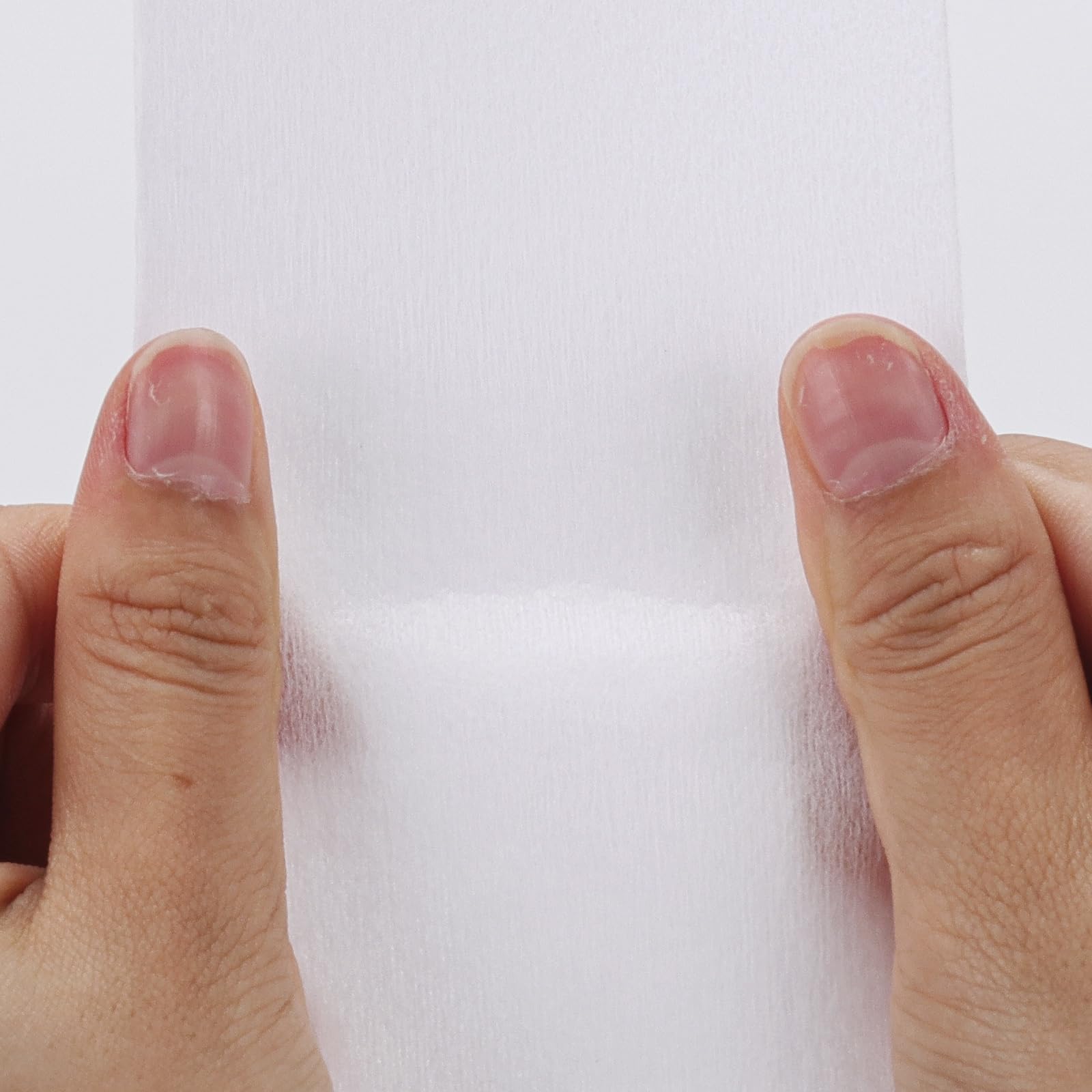 Light Gray 500Pcs Non Woven Wax Strips Soft Waxing Paper Sheets for Body Facial Hair Removal (7.8" x 2.8" and 3.9" x 1.5")