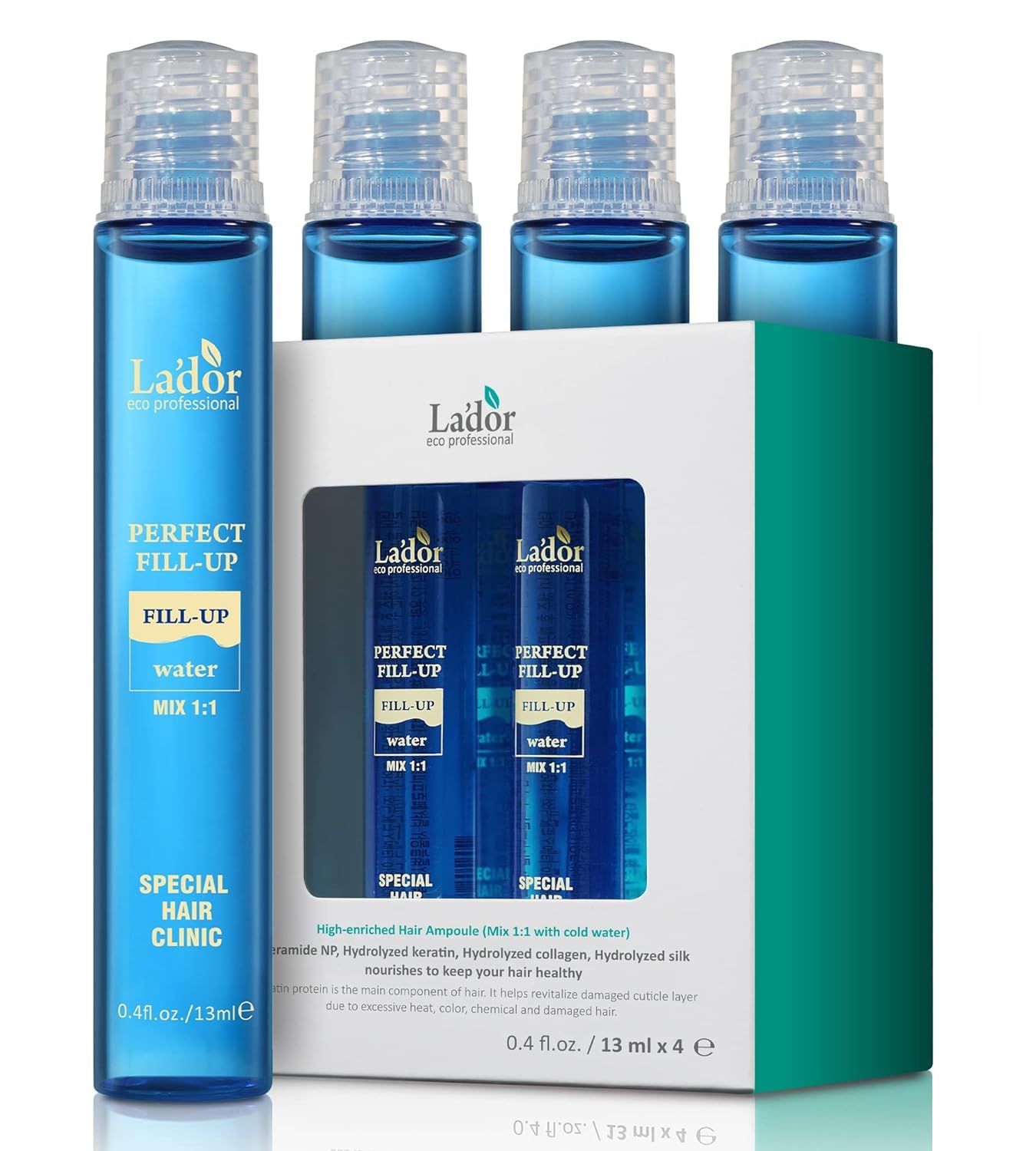 Lavender LA'DOR LADOR Perfect Hair Fill-Up Original 3 Seconds Intensive Keratin Treatment w/Protein for Bleached Frizzy Damaged Dry Hair Care Korean Deep Conditioner