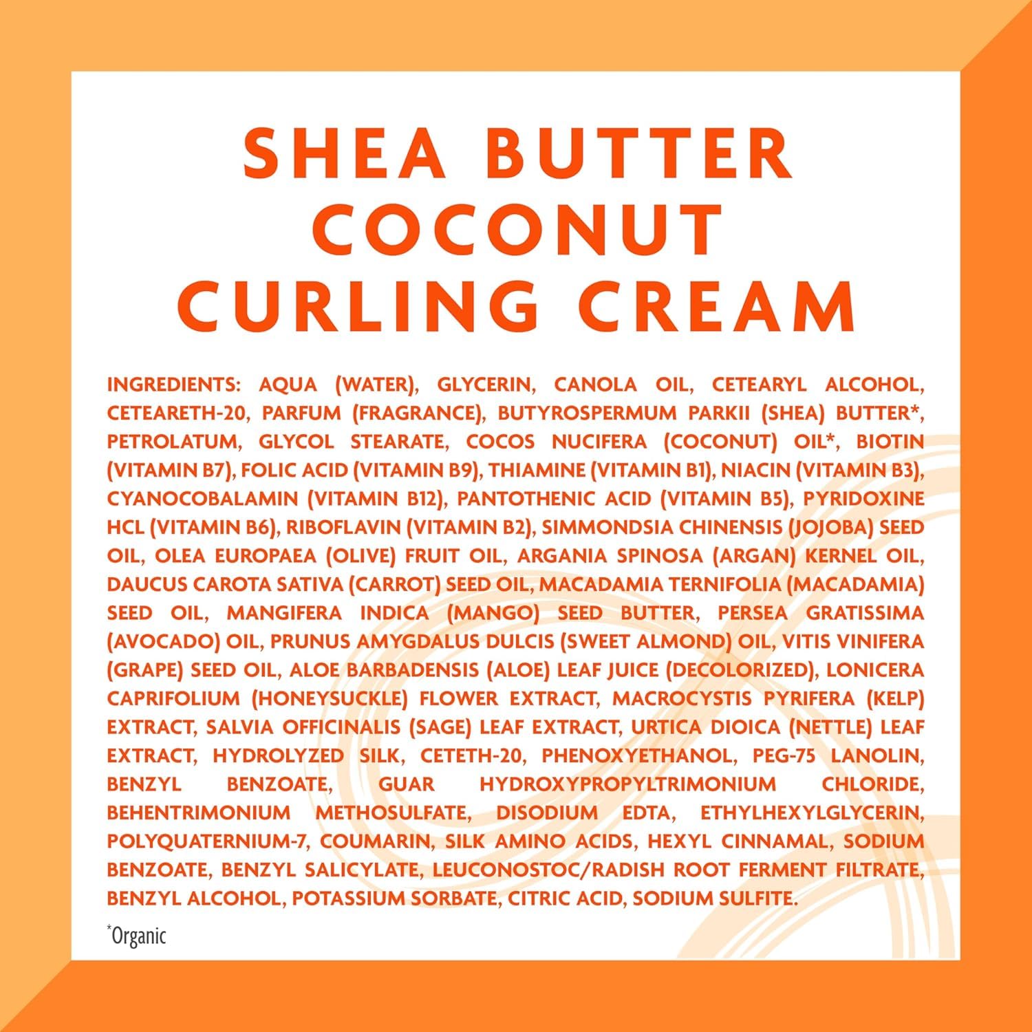 Bisque Cantu Shea Butter for Natural Hair Coconut Curling Cream 12 oz.