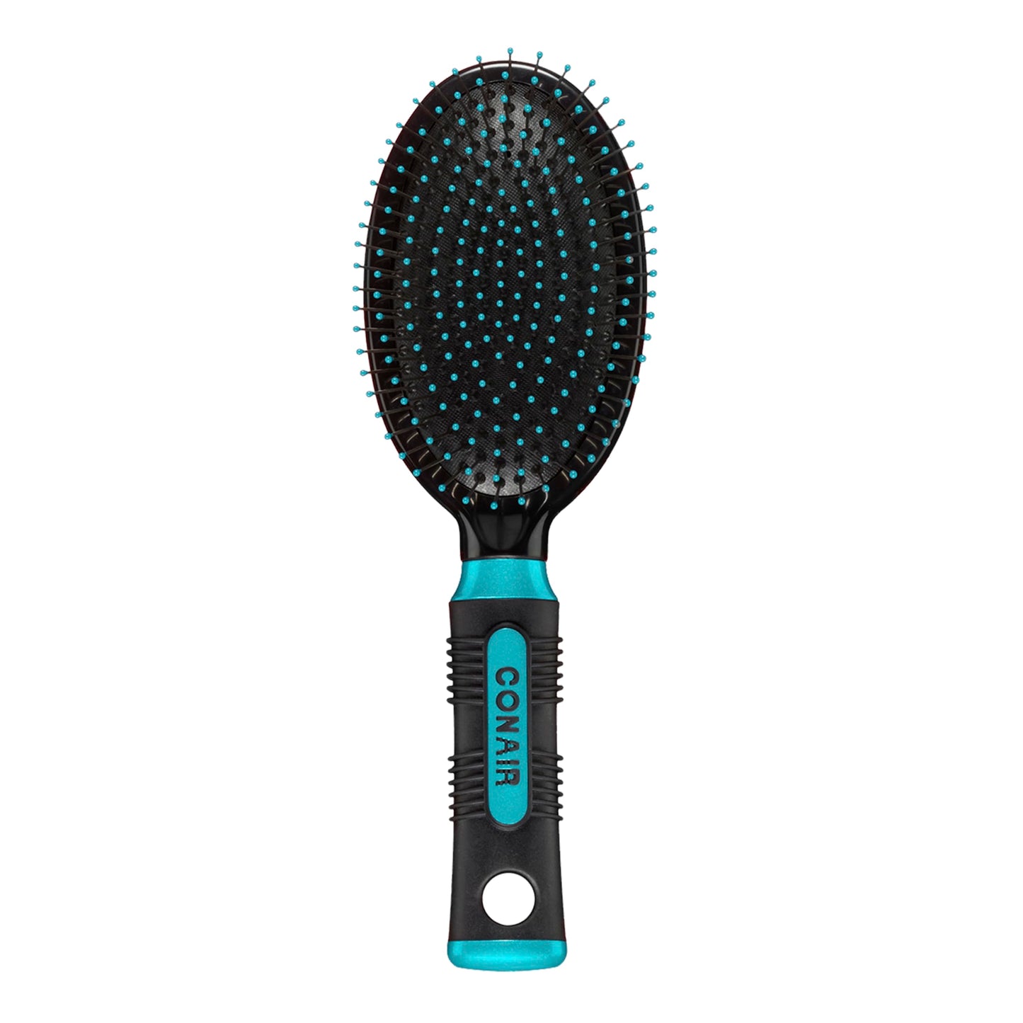 White Smoke Conair Salon Results Hair Brush, Detangling Hair Brush for Men and Women, For All Hair Types, Metal Bristles and Cushion Base