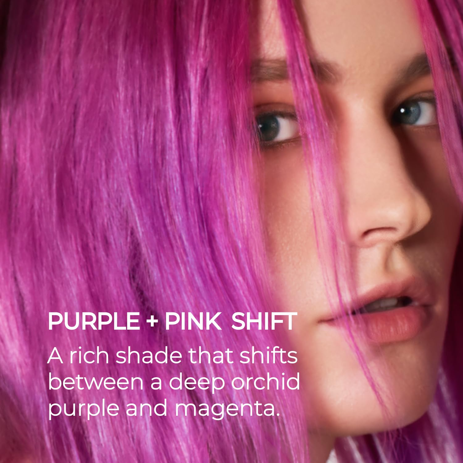 Maroon XMONDO Color Purple + Pink Shade Shift Mask – Semi-Permanent Dye with Bond Booster & Hyaluronic Acid, 8 oz