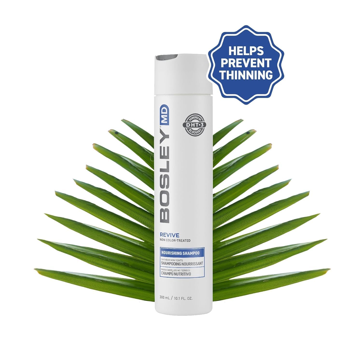 White Smoke BosRevive Nourishing Shampoo for Noticeably Thinning, Non Color-Treated Hair – Helps Restore Thinning Hair & Remove DHT, Product & Pollution Build-Up, Boosts Scalp Circulation, Sulfate-Free 10.1 Fl Oz
