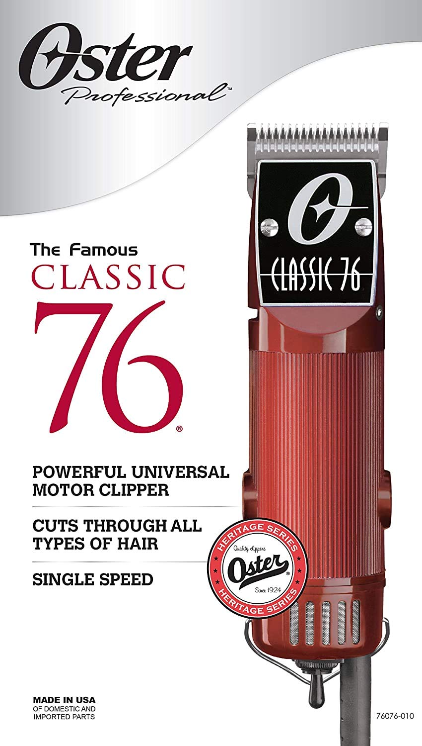 White Smoke Oster Classic 76 Clipper, Two Blades