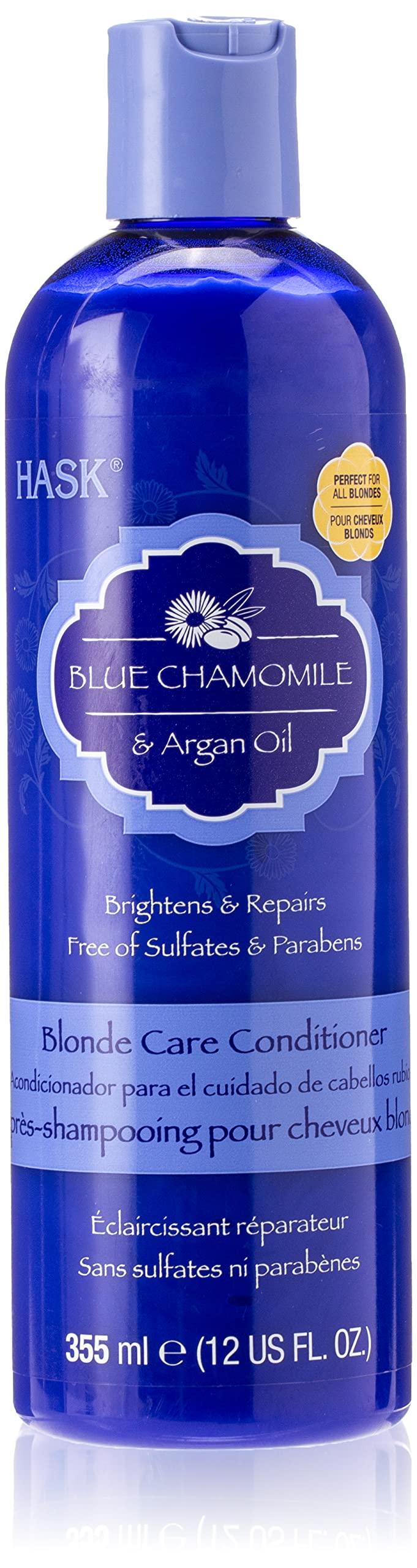 White Smoke Hask Blue Chamomile and Argan Oil Blonde Care Conditioner 12