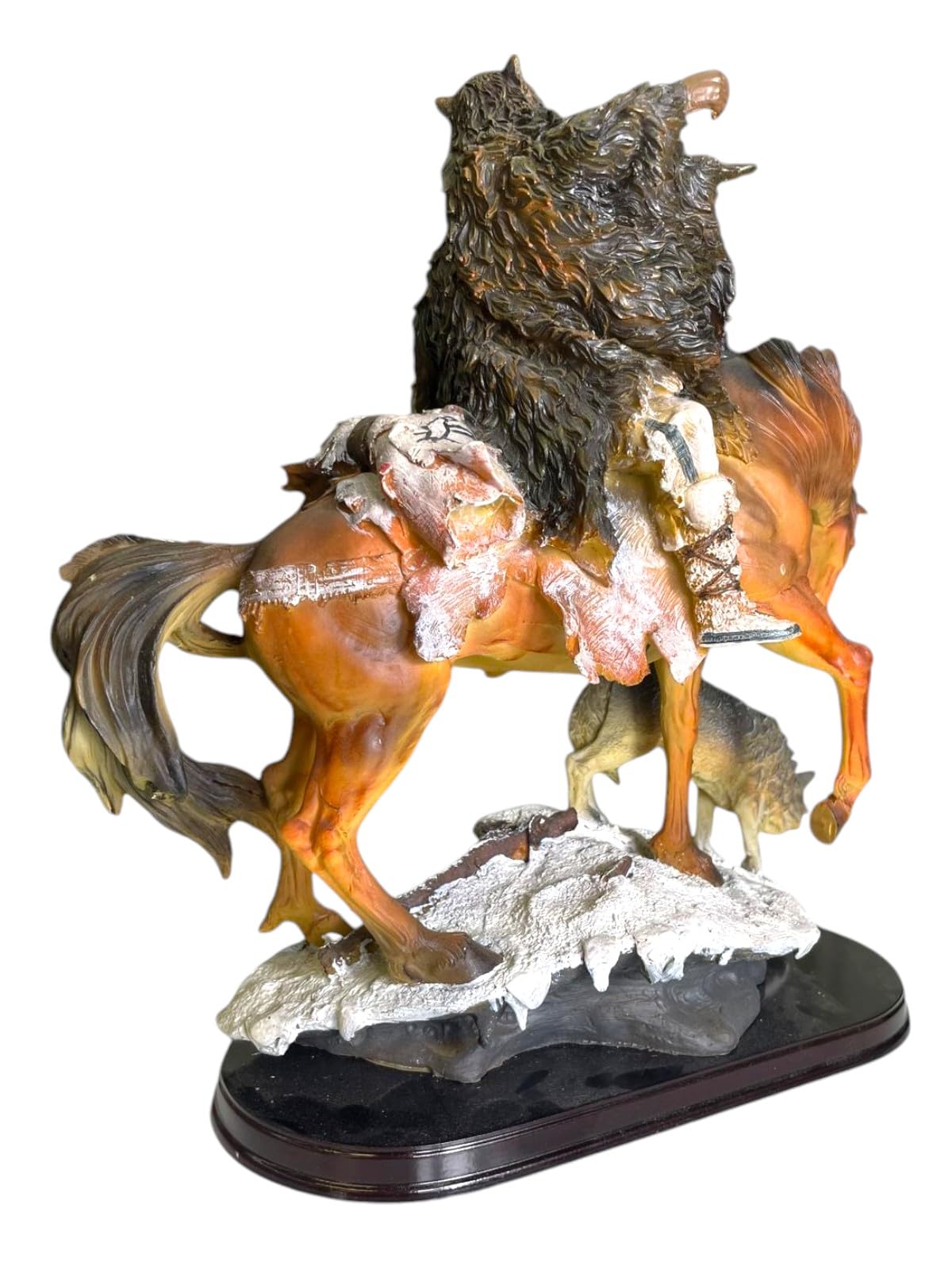 White Smoke Indian Statues and Figurines || Estatuas y figurillas indias (Indian with Spear || Lanza)
