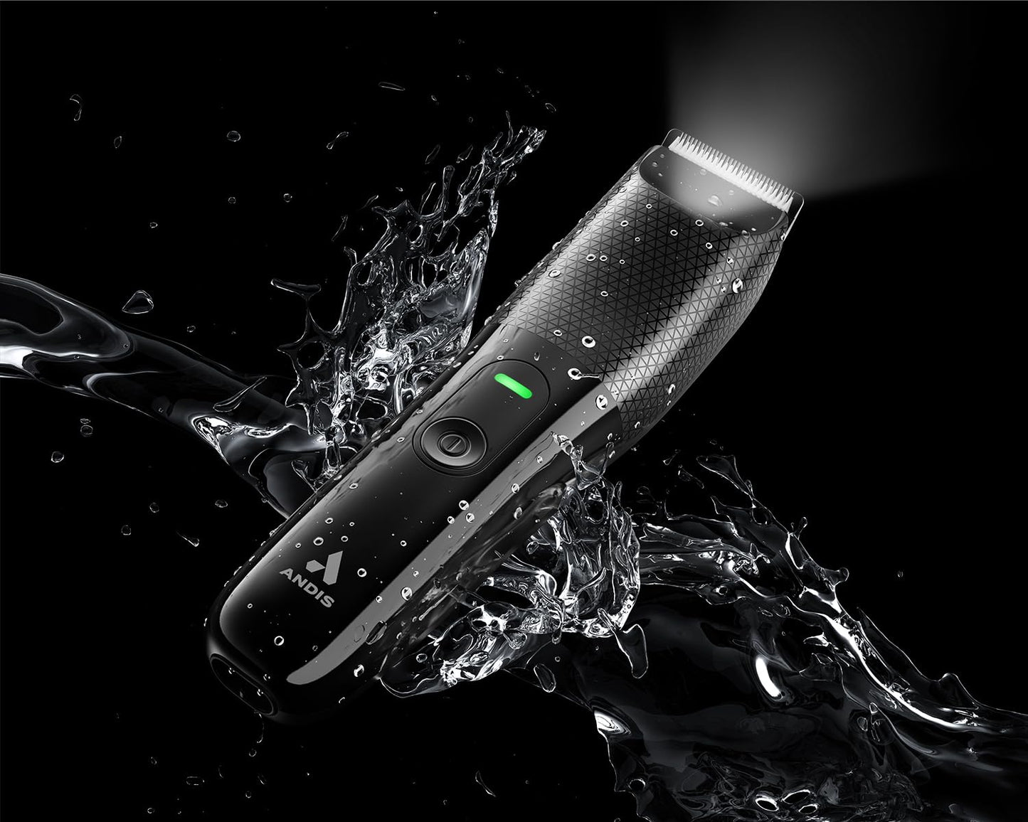 Black Andis Explorer Groin and Body Hair Trimmer for Men, Bikini Lines for Women, Electric Razor, Wet/Dry Body Shaver, Pubic Trimmer, Manscape, Waterproof, Cordless, Black, 561088