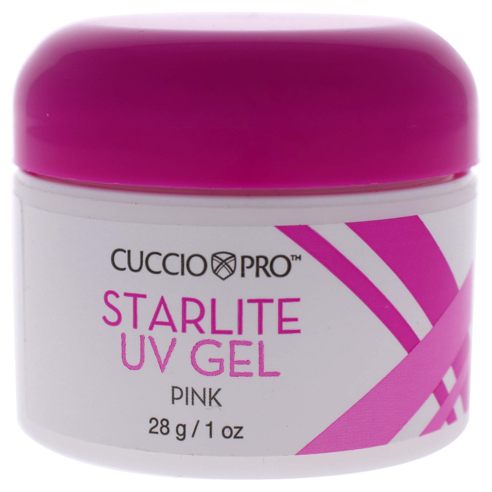 Dark Magenta Cuccio Pro Starlite UV Gel - Thermal Bonding Process Ensures Great Strength And Durability - Formulated To Seal With UV Lamps Only - Maintains Natural Thickness - Manicure Use - Pink - 1 Oz Nail Gel