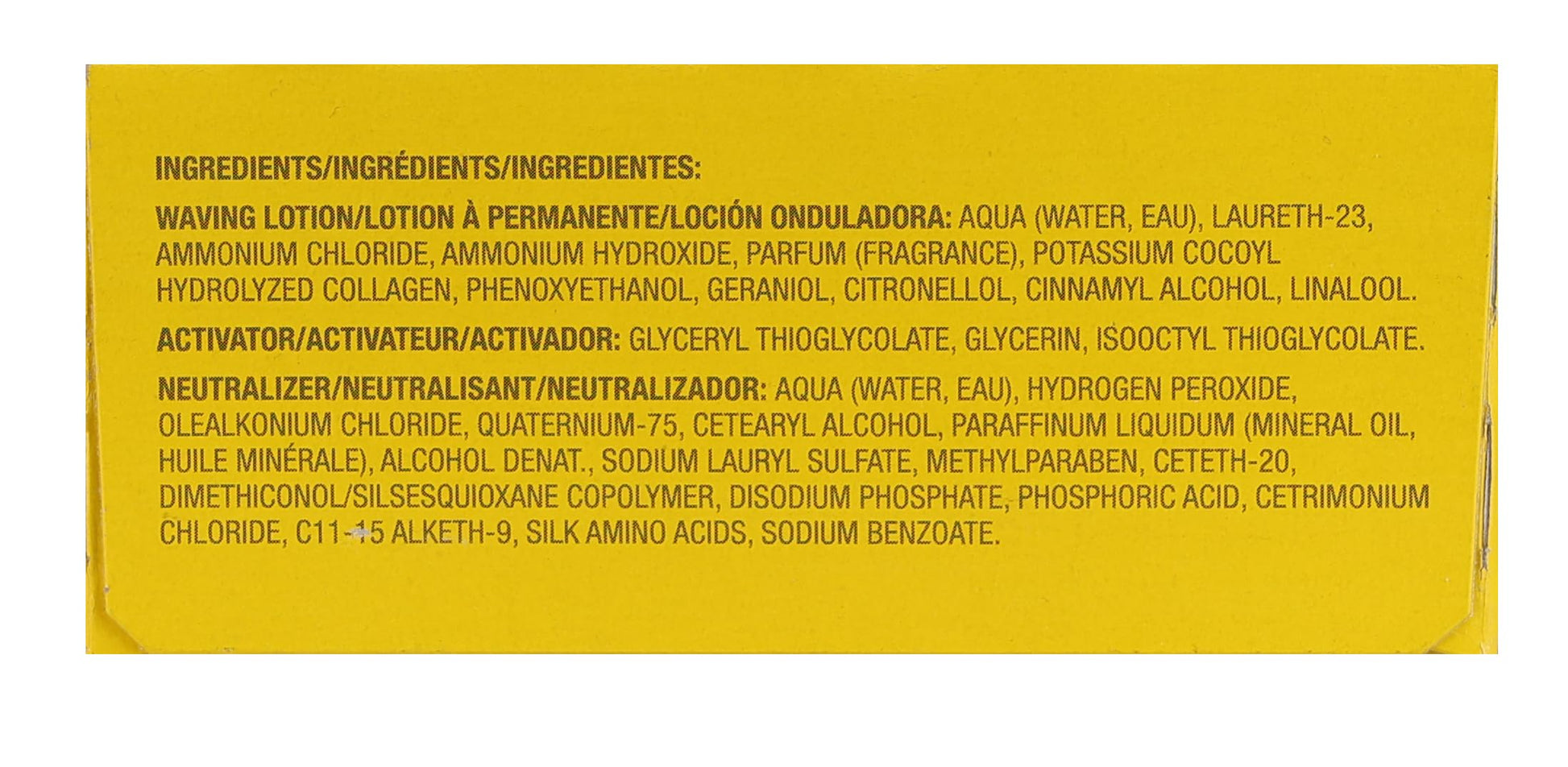 Goldenrod Zotos Professional Acclaim Acid Perm Regular 1 Application (Pack of 4)