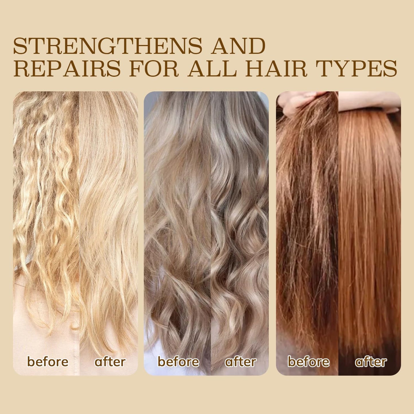 Wheat Luseta Salon Shampoo and Conditioner Set with Rosemary Oil, Acidic Bonding, Shampoo and Conditioner Sulfate Free for Women Hair Care, Repair Routine Shampoo and Conditioner for Hair Loss 2x16.9 oz