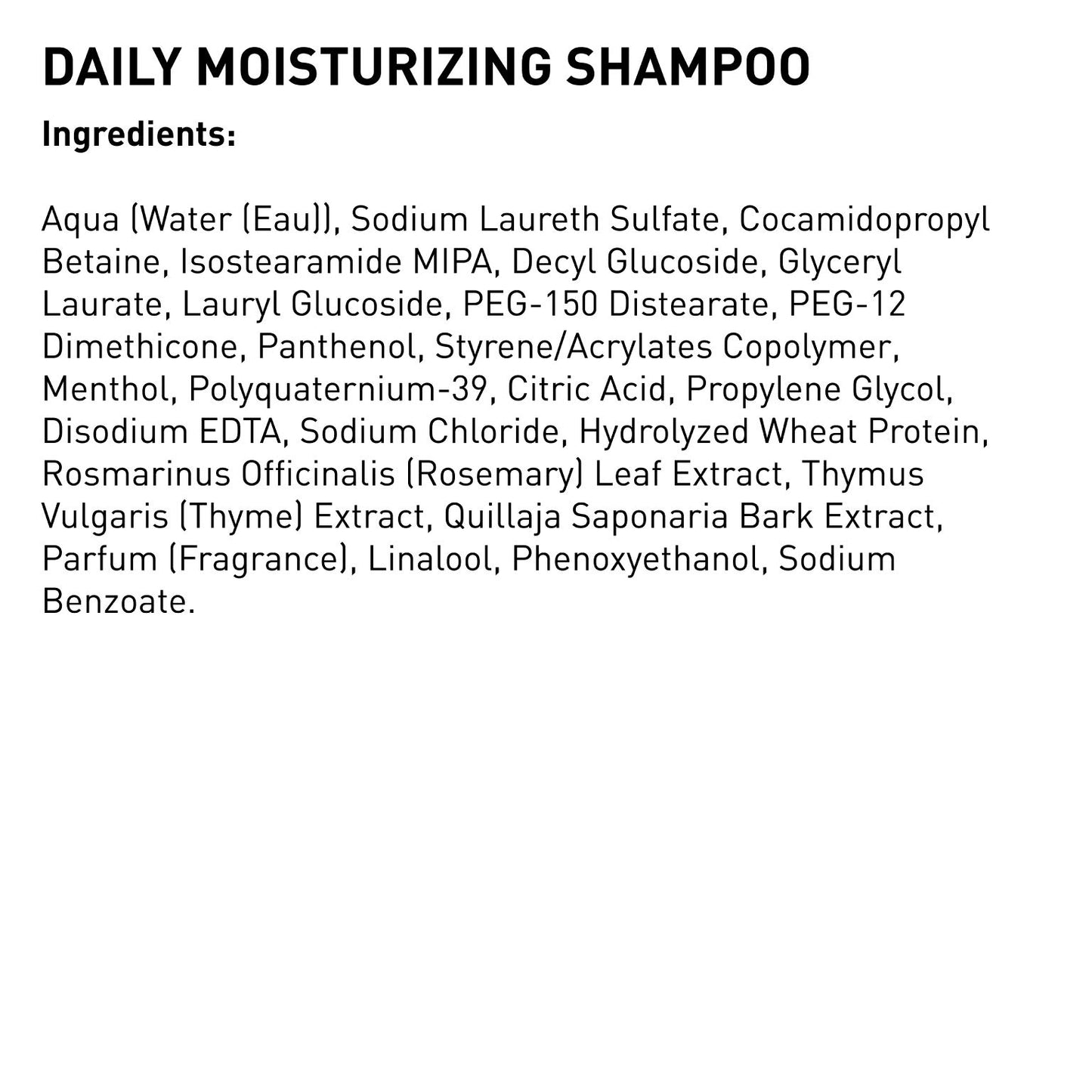 White Smoke American Crew Daily Moisturizing Shampoo, 33.8 Ounce