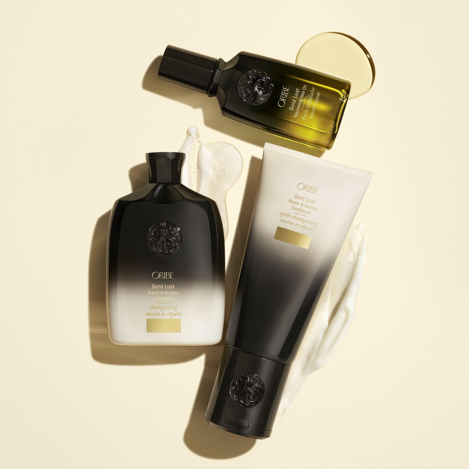 Antique White Oribe Gold Lust Nourishing Hair Oil