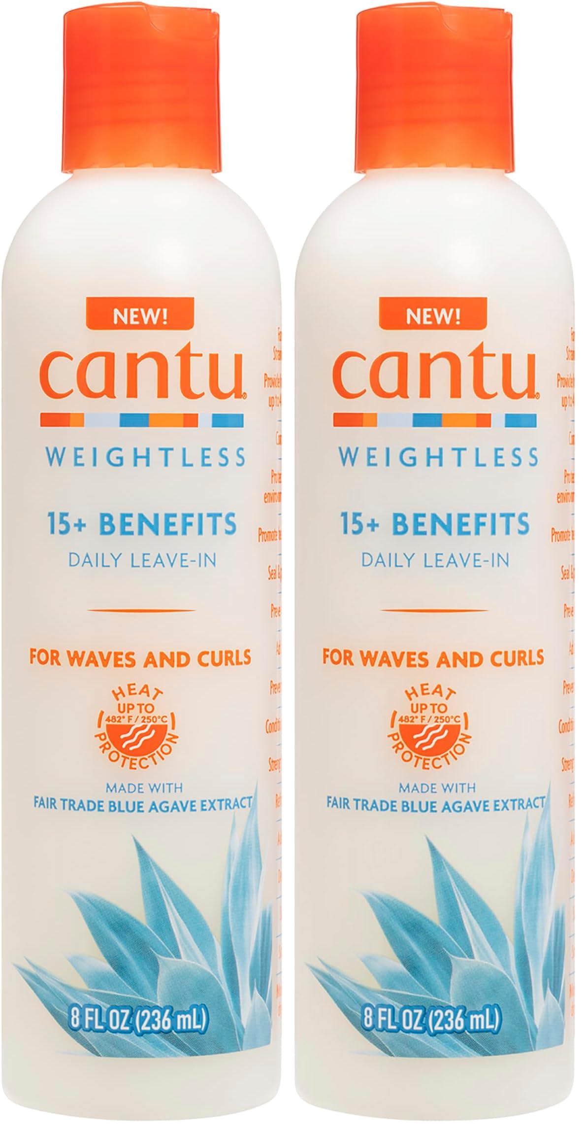 White Smoke Cantu Weightless Daily Leave-In Cream, 8 fl oz
