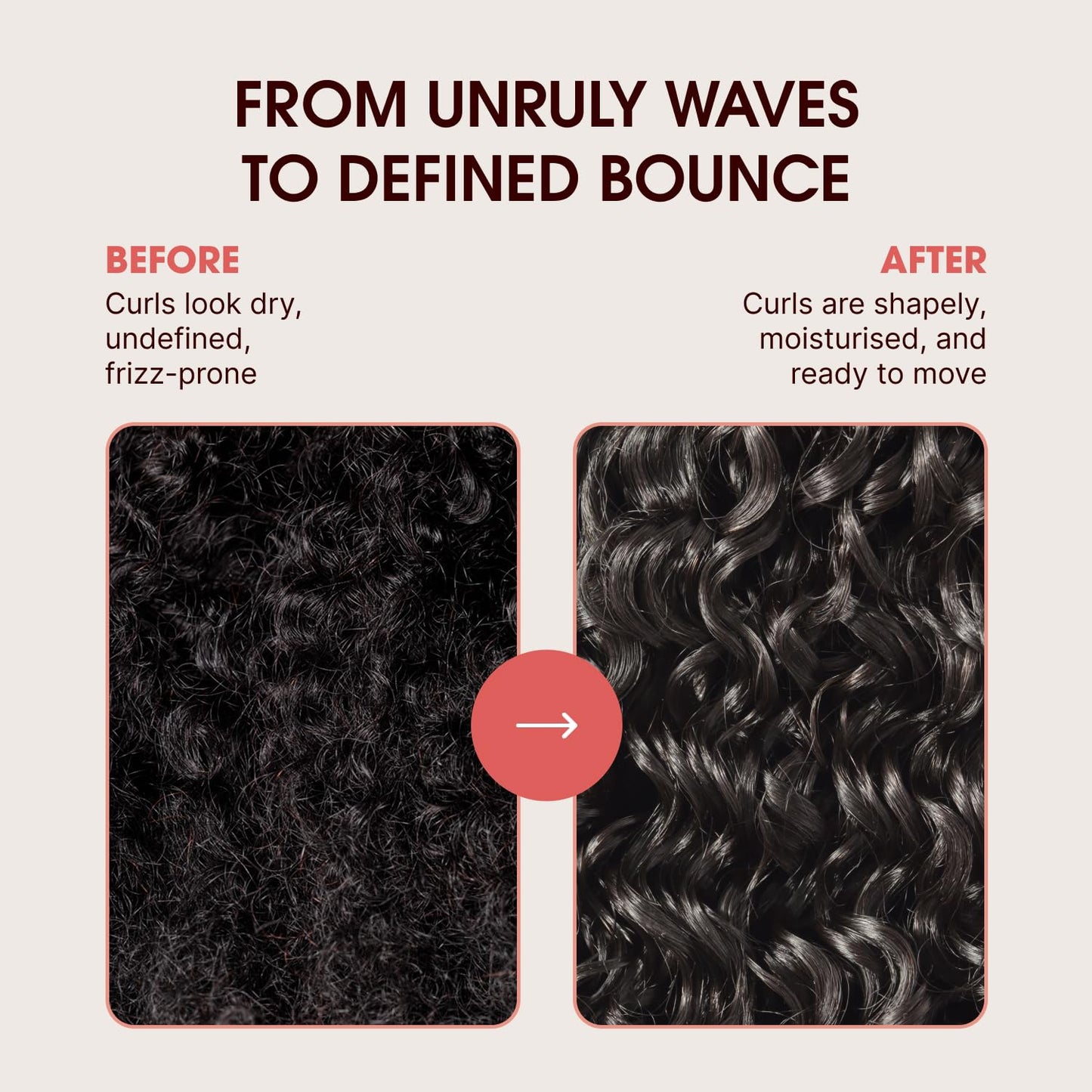 Black One 'n Only Defining Curl Cream with Argan Oil, Leave-in Conditioning Cream, Defines and Leaves Strong Curly Hair, Enhances Shine and Hydrates Without Sticky Residue, 9.8 Ounces (3 Pack)