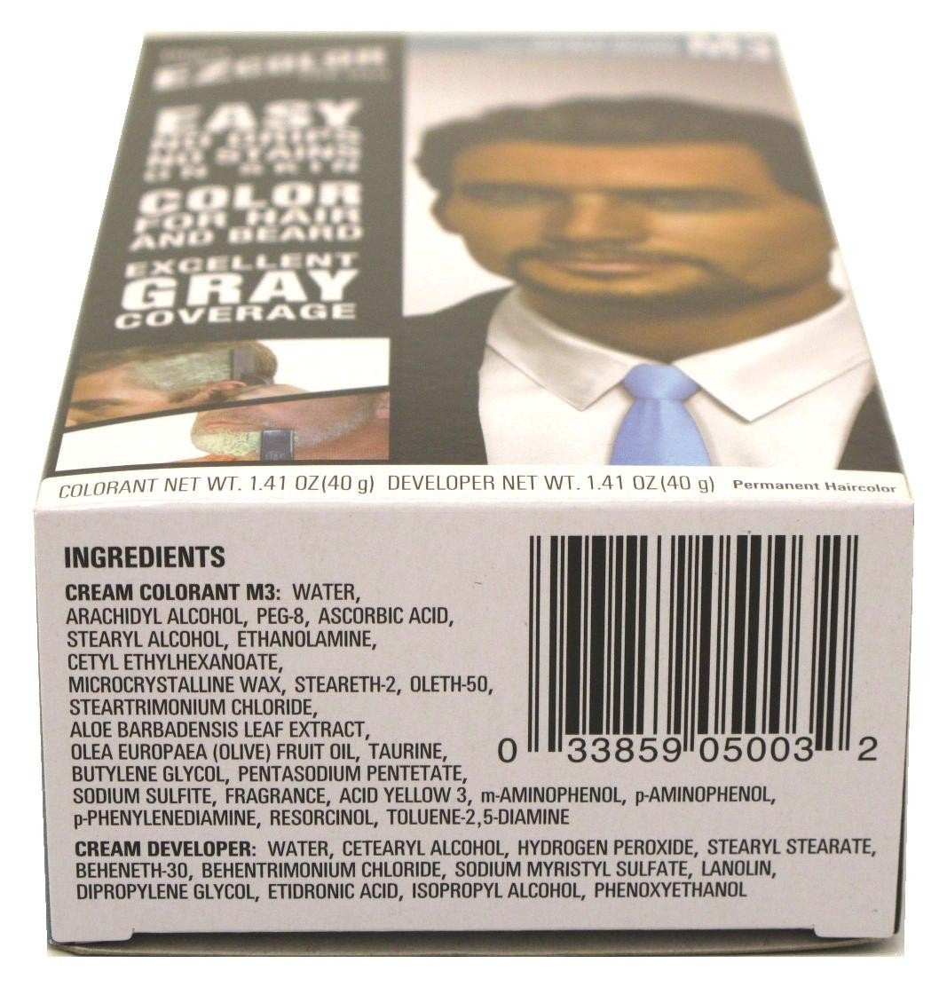 White Smoke Bigen Ez Color For Men, Real Darkest Brown 1 ea (Pack of 3)