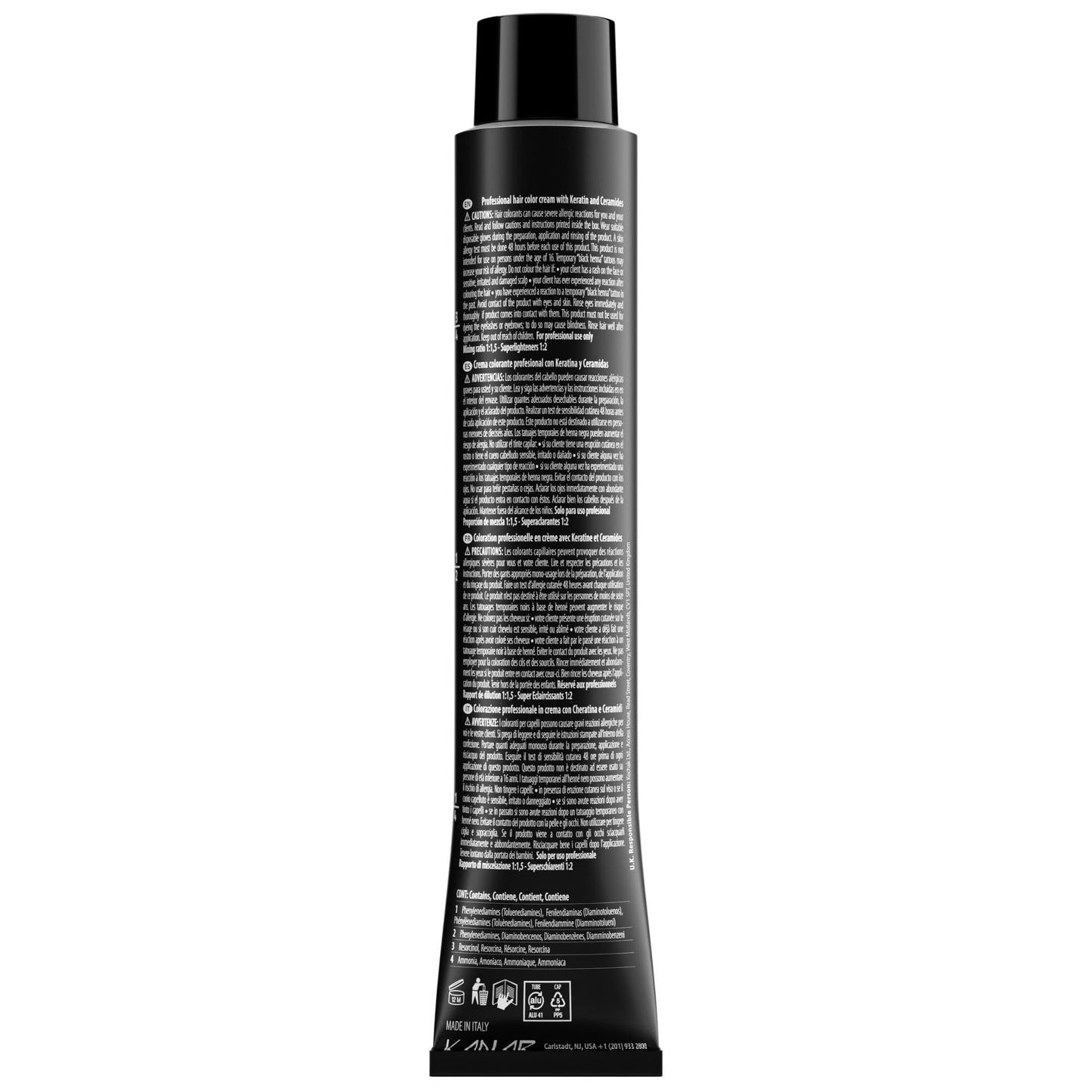 Dark Slate Gray Cree Professional 7.44 - Intense Copper Blond Permanent Hair Color - Long Lasting, Rich Vibrant - Gray Coverage 100ml - 3.4 fl.oz.