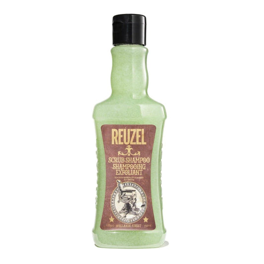 White Smoke Reuzel Scrub Shampoo, Deeply Cleanses, 11.83 oz