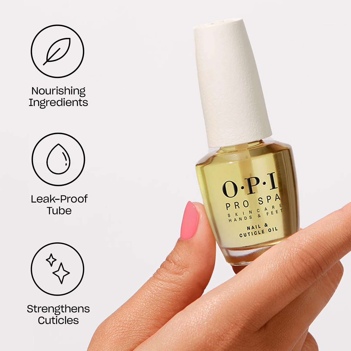 Lavender OPI ProSpa Nail and Cuticle Oil | Cuticle Oil Bottle for Nails & Dry Hands |Strengthen Cuticles for Nail Growth | 0.5 fl oz