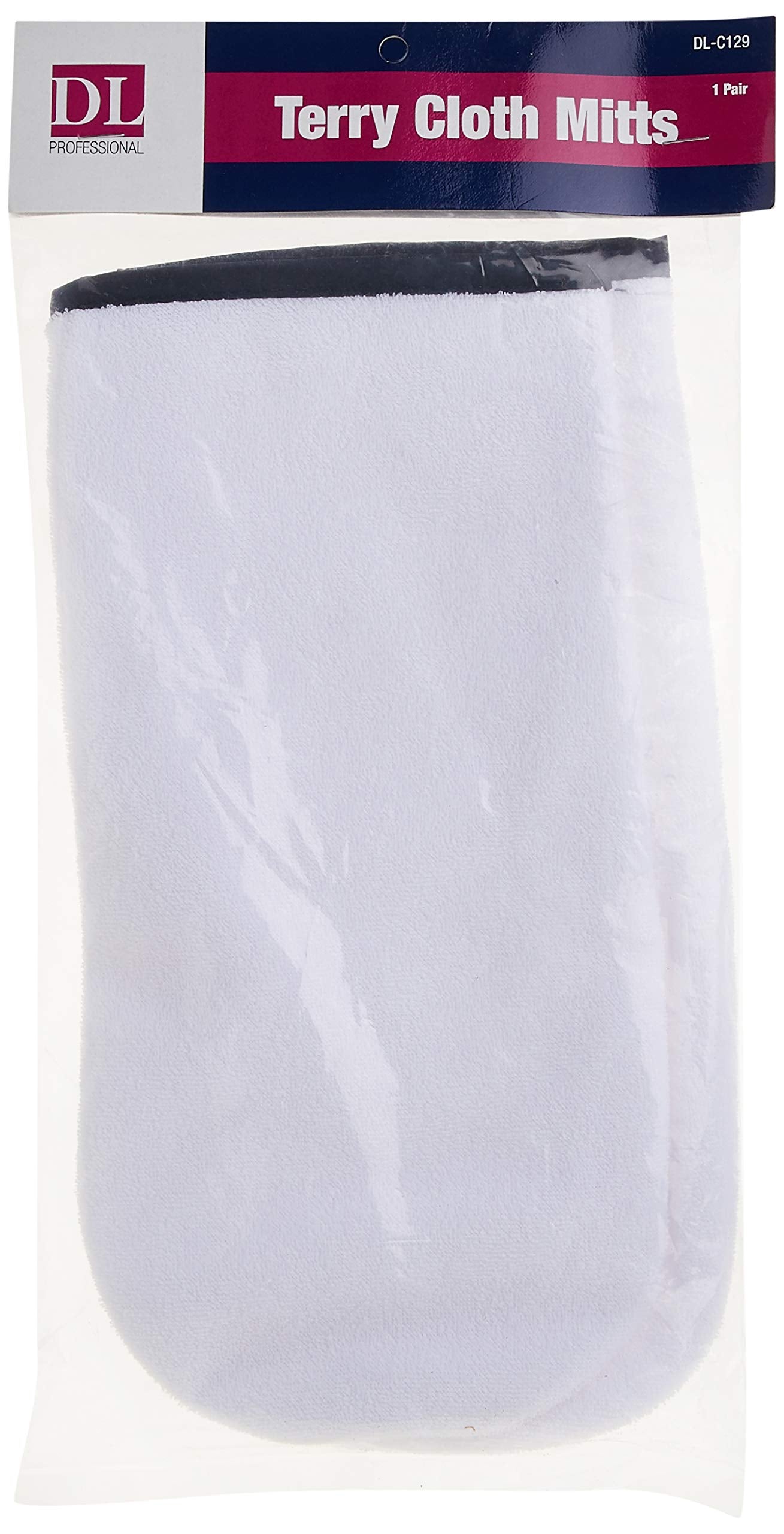 Light Gray Burmax DL Professional DL-C129 Terry Cloth Mitts, 1 Pair
