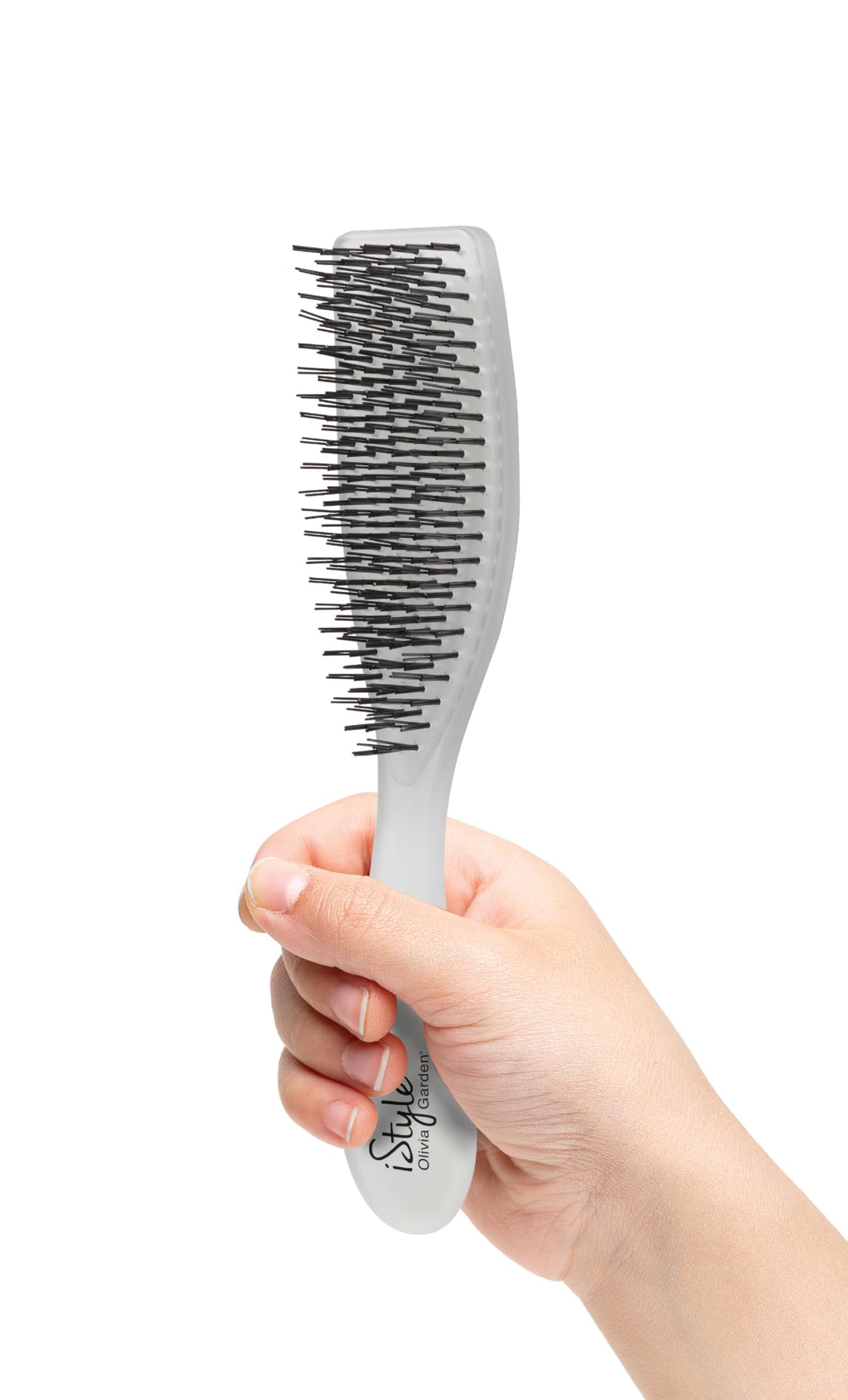 White Smoke Olivia Garden iStyle Hair Brush (Fine)