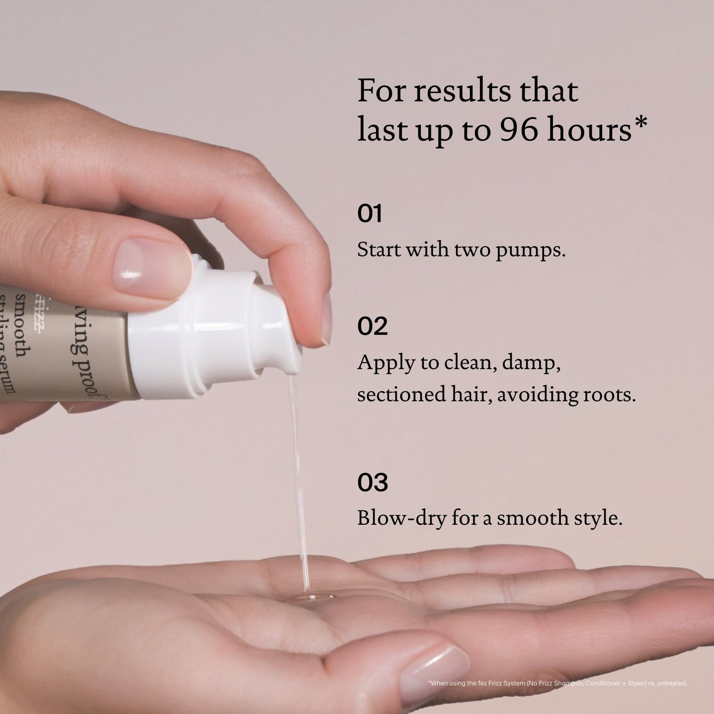 Gray Living proof No Frizz Smooth Styling Serum