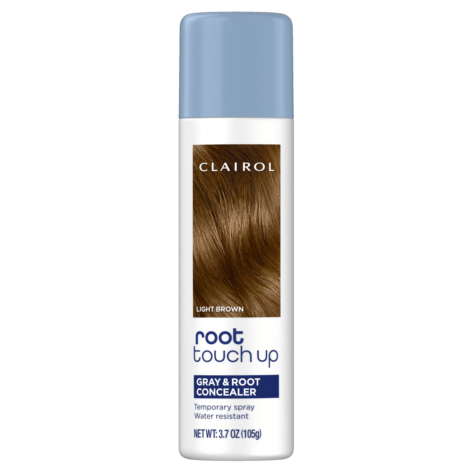 White Smoke Clairol Root Touch-Up Temporary Hair Coloring Spray, Light Brown Hair Color | Instant Natural-Looking Gray Root Coverage | Ammonia Free | Lightweight Formula | Pack of 1