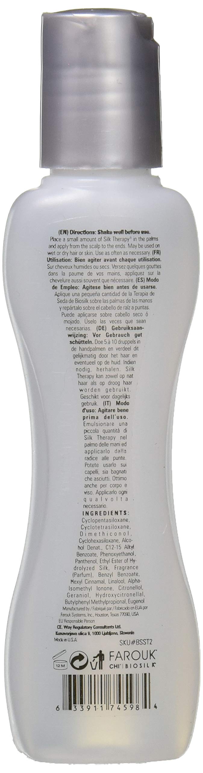 Gray BioSilk Silk Therapy, 2.26 Oz (Pack Of 2)