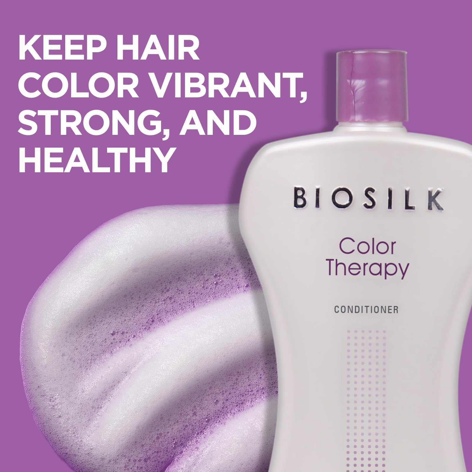 Light Gray BioSilk Color Therapy Shampoo & Conditioner Duo, Gently Cleanses & Replenishes Moisture, Sulfate, Paraben, & Cruelty-Free, 34 Oz (Pack of 2)