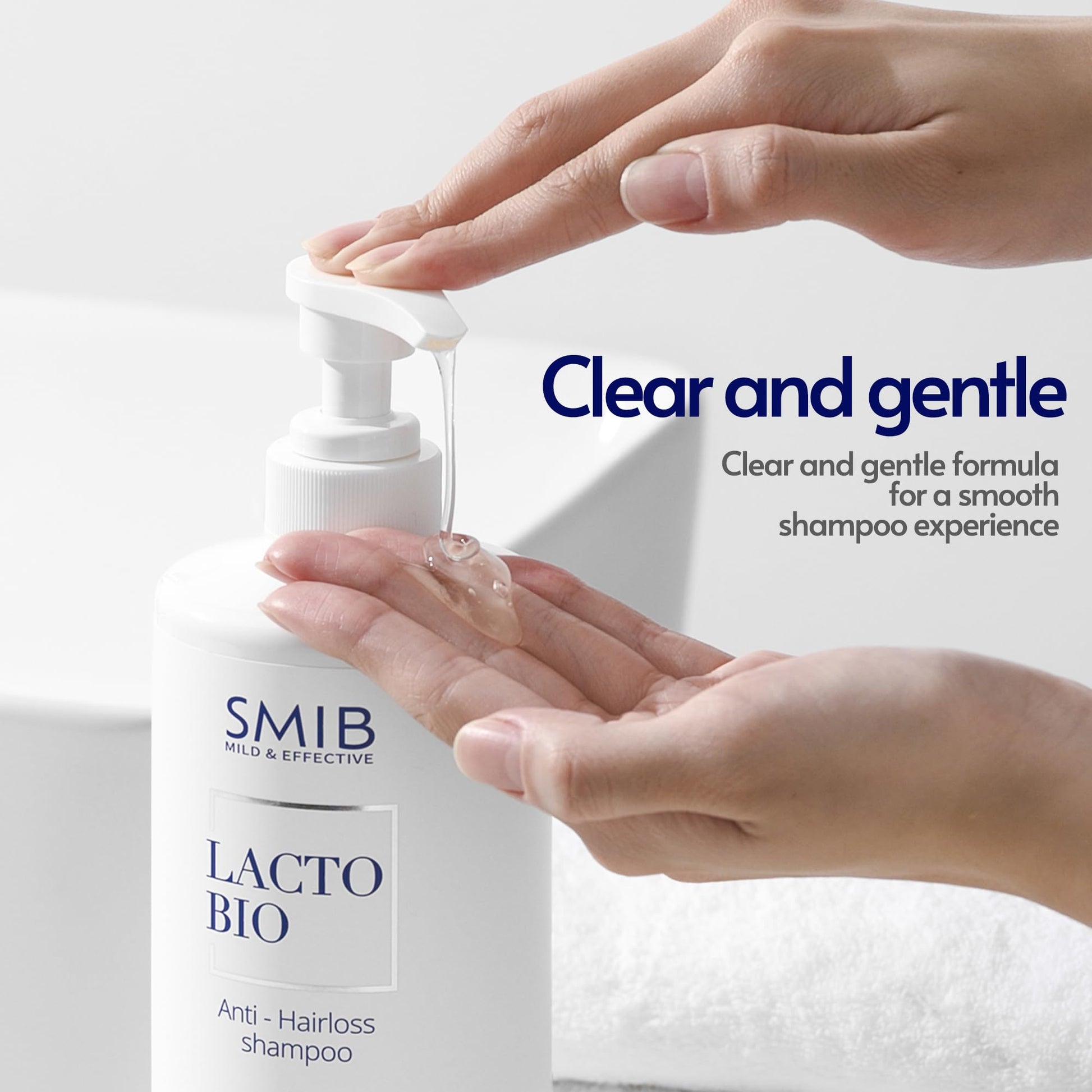 Lavender SMIB Lactobio Shampoo – With 100 Billion Postbiotics – For Fuller-Looking Hair and Scalp Care – Korean-Inspired Formula (35.27 oz)