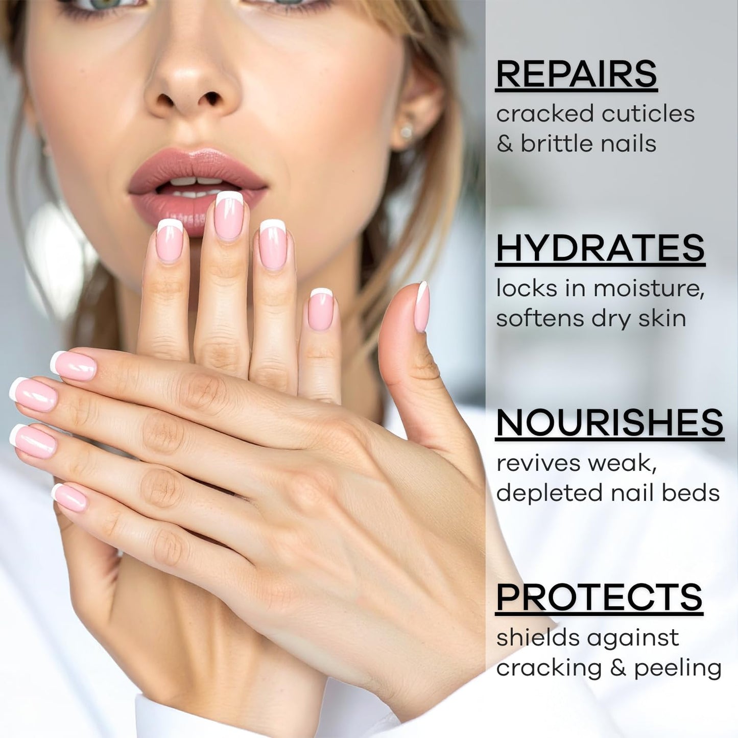 White Smoke Ellie Chase Moisturizing Cuticle & Nail Care Oil 2.3 Fl Oz - Vanilla Scented – Infused with Jojoba Oil, Aloe, Vitamin E – Nail & Cuticle Hydration, Repair, Moisturizer, Strengthener, Growth