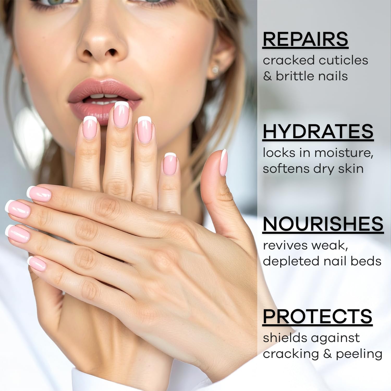 White Smoke Ellie Chase Moisturizing Cuticle & Nail Care Oil 2.3 Fl Oz - Vanilla Scented – Infused with Jojoba Oil, Aloe, Vitamin E – Nail & Cuticle Hydration, Repair, Moisturizer, Strengthener, Growth