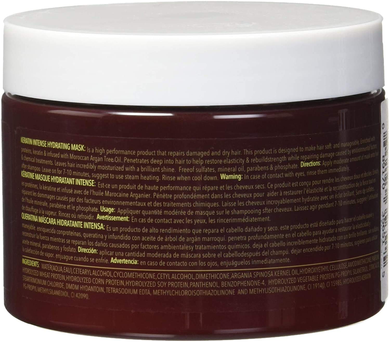 Black Nywele Keratin Infused Intense Hydrating Mask, 8.5 oz