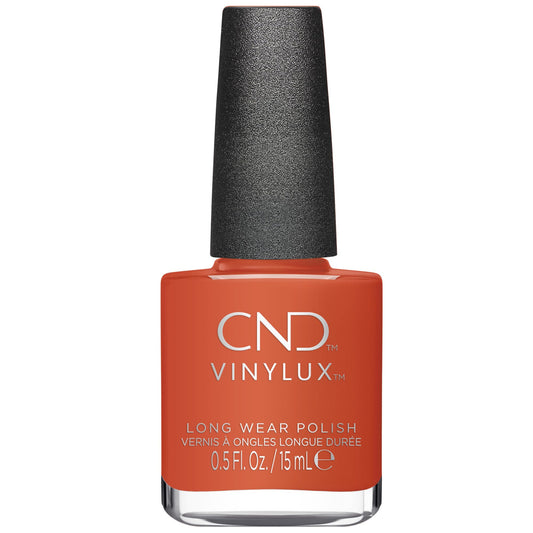White Smoke CND Vinylux Longwear Orange Nail Polish, Gel-like Shine & Chip Resistant Color, B-Day Candle, 0.5 fl. oz