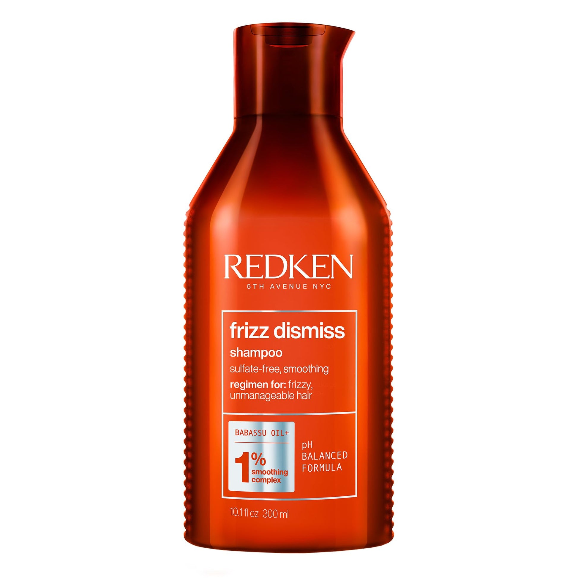 White Smoke Redken Frizz Dismiss Shampoo | Sulfate Free Shampoo For Frizzy Hair | Gently Cleanses, Smooths, and Adds Shine | Weightless Long-Lasting Frizz Control | Humidity Protection | Anti Frizz